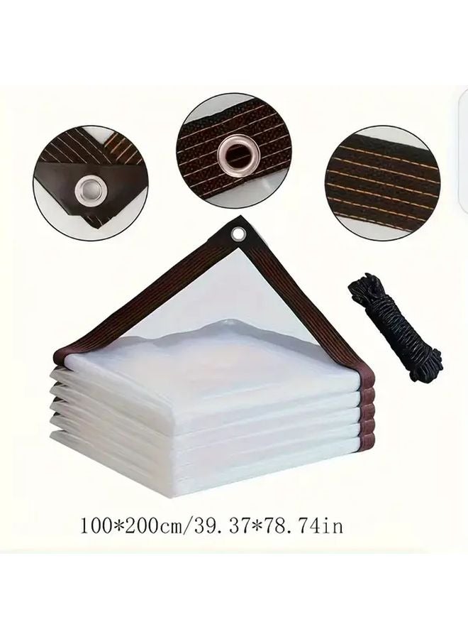 Heavy Duty Waterproof Plastic Cover 200x300cm Reinforced Edges Outdoor Use - Image 5