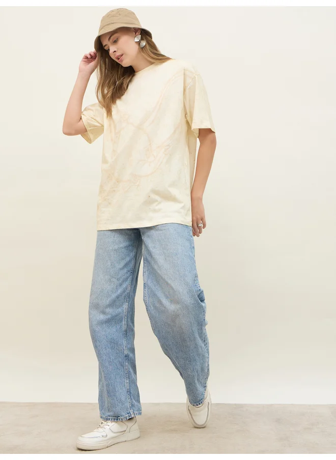 ديزني Disney Oversized Dumbo Graphic Longline T-Shirt