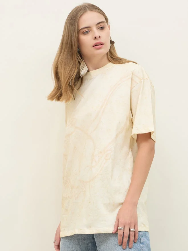 ديزني تيشيرت ديزني طويل بطبعة دمبو