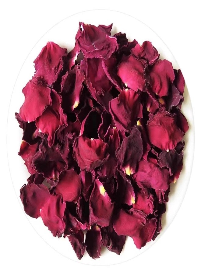 MOORCHOCO Dried Rose Petals - 1.76oz/50g - Edible Flowers Real Rose Petals - Non-GMO - Caffeine-free - Use in Tea, Baking, Crafting - Image 2