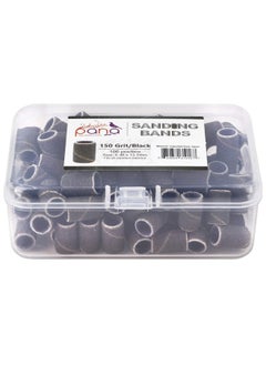 Pana 100 Pieces Nail Sanding Bands Professional Nail Manicure Great Fit For Nail Drill Bits For Acrylic Nails (150 Grit, Black)  - Image 5