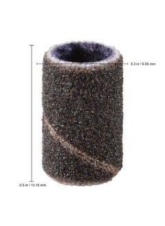Pana 100 Pieces Nail Sanding Bands Professional Nail Manicure Great Fit For Nail Drill Bits For Acrylic Nails (150 Grit, Black)  - Image 3