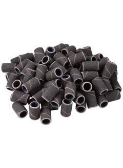 Pana 100 Pieces Nail Sanding Bands Professional Nail Manicure Great Fit For Nail Drill Bits For Acrylic Nails (150 Grit, Black)  - Image 2