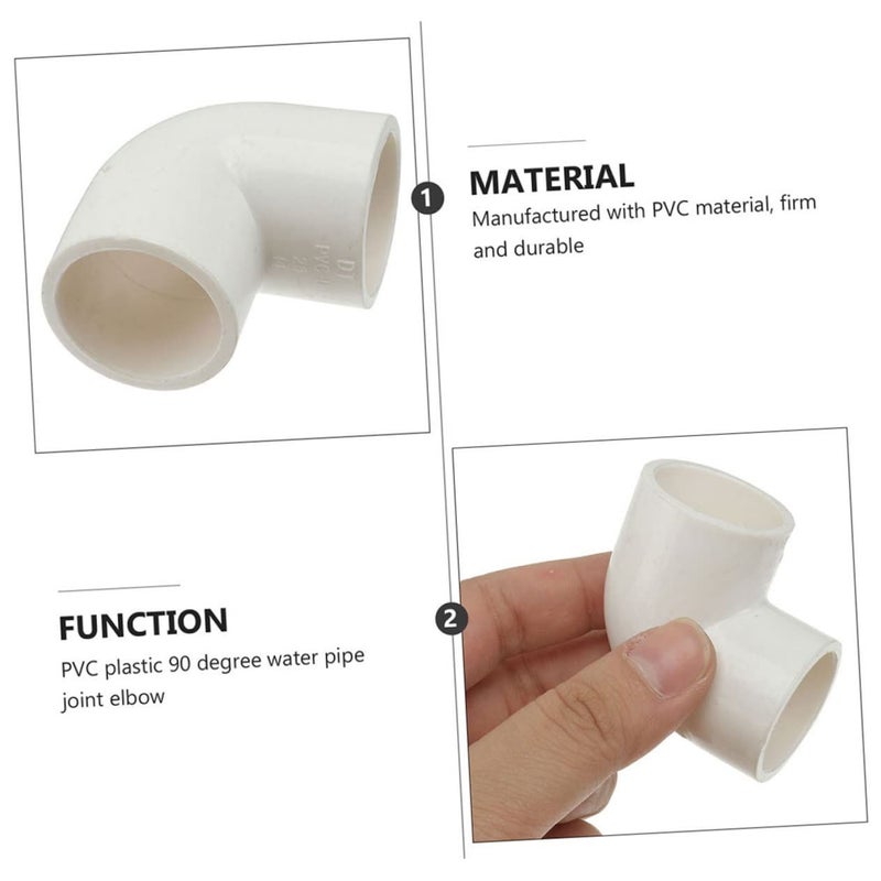 2 قطعة 40 قطعة من وصلات الكوع PVC لأنابيب مياه الحديقة ومشاريع صوبة الدفيئة - Image 5