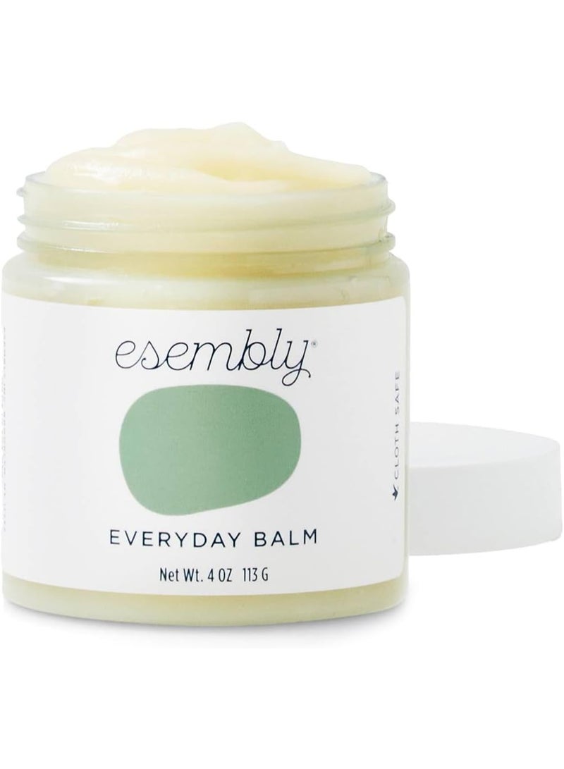 Esembly Everyday Balm, Organic Diaper Balm for Delicate Baby Skin, Diaper Rash Prevention, Multiple Uses Including Nipple Cream, Cradle Cap, Dry and Chapped Skin, Made in USA, 4oz - Image 1