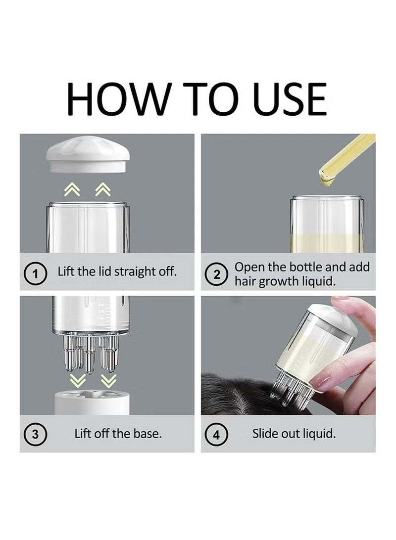 Minoxidil Applicator Kit -Scalp Comb Dispenser Oil Bottle and Brush for Hair Regrowth Treatment for Hair Loss Oil Neo Hair Cream - Image 5