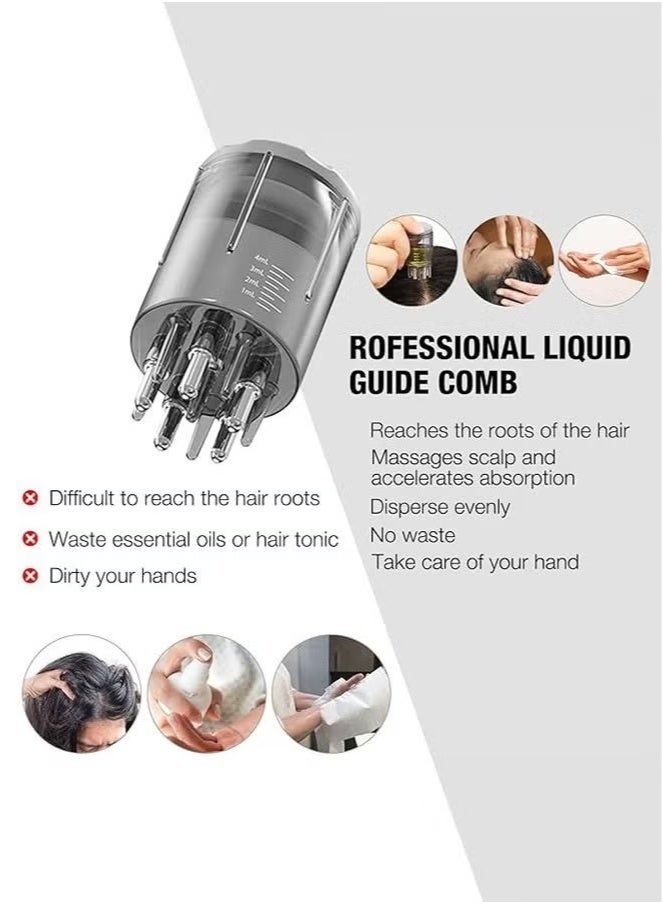 Minoxidil Applicator Kit -Scalp Comb Dispenser Oil Bottle and Brush for Hair Regrowth Treatment for Hair Loss Oil Neo Hair Cream - Image 2