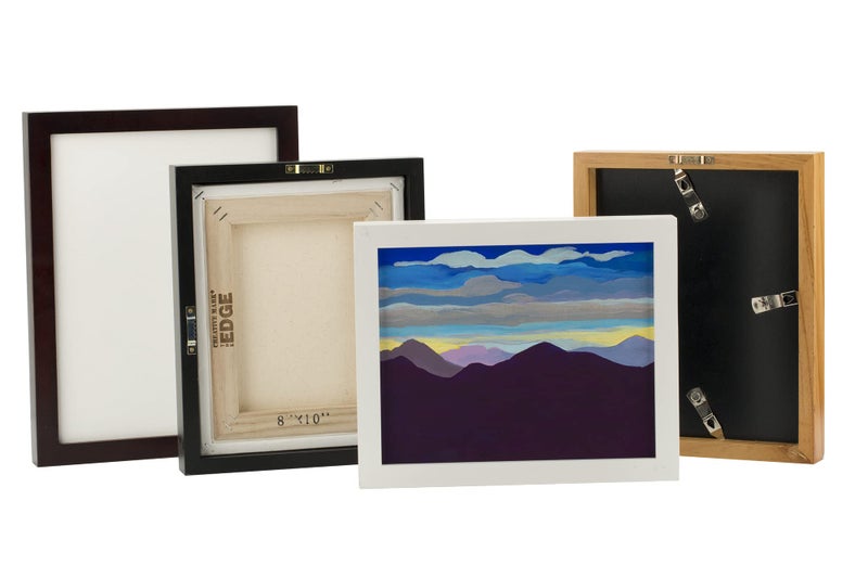 Ambiance Framing Ambiance Gallery Wood 1.5"" Deep Picture Frame - Professional Quality Frames for Stretch Canvas  Artists  Display  Home Decor  & More! - [Black - 8x10""] - Image 5