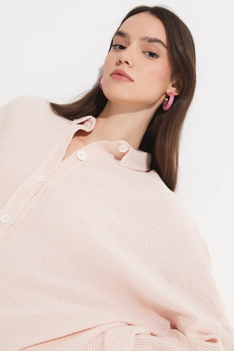 جون Women's Exclusive Boyfriend/Wide Cut 100% Cotton Shirt