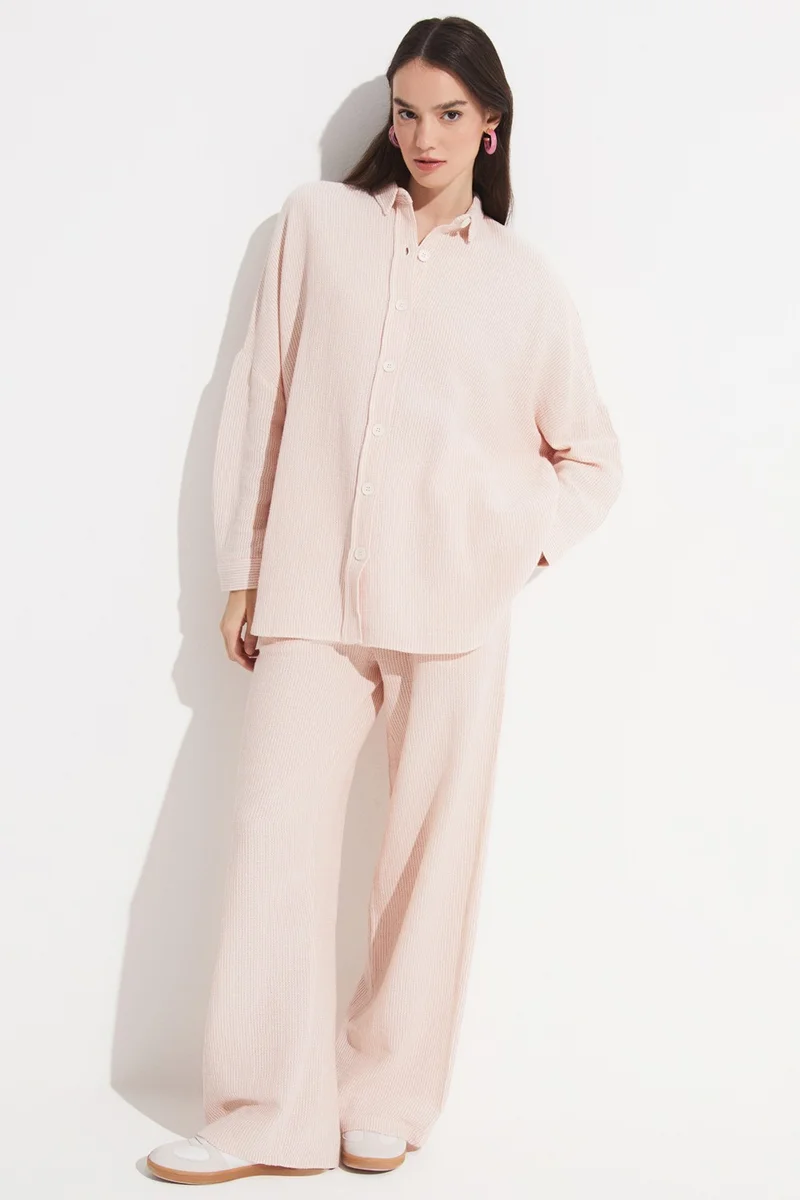 جون Women's Exclusive Boyfriend/Wide Cut 100% Cotton Shirt
