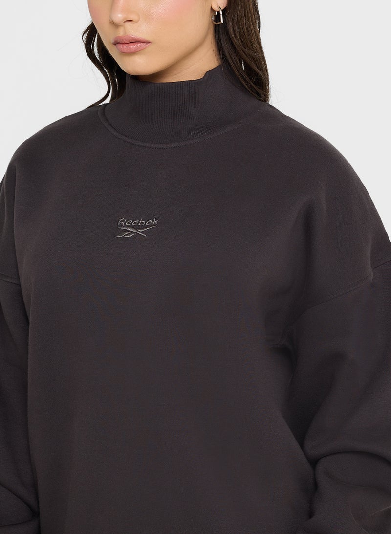 Reebok Harper Roll Neck Sweatshirt - Image 3