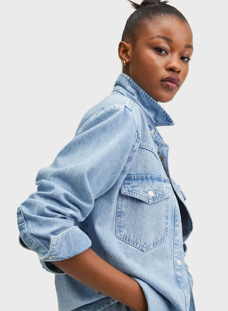 MANGO Button Down Shirt