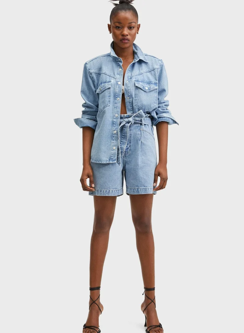 MANGO Button Down Shirt