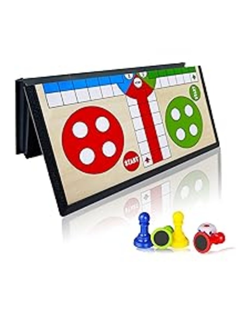 Magnetic Ludo Traditional Board Brain Game For Kids & Adults - Image 2