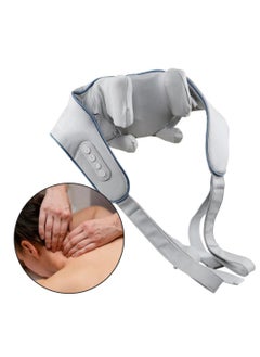 Prime by javaudan Back and Neck Massager with Heat Electric Massage 3D Deep Tissue Kneading Massages Silicone Massage Head Two Ways to wear for Muscle Pain Relief  - Image 1