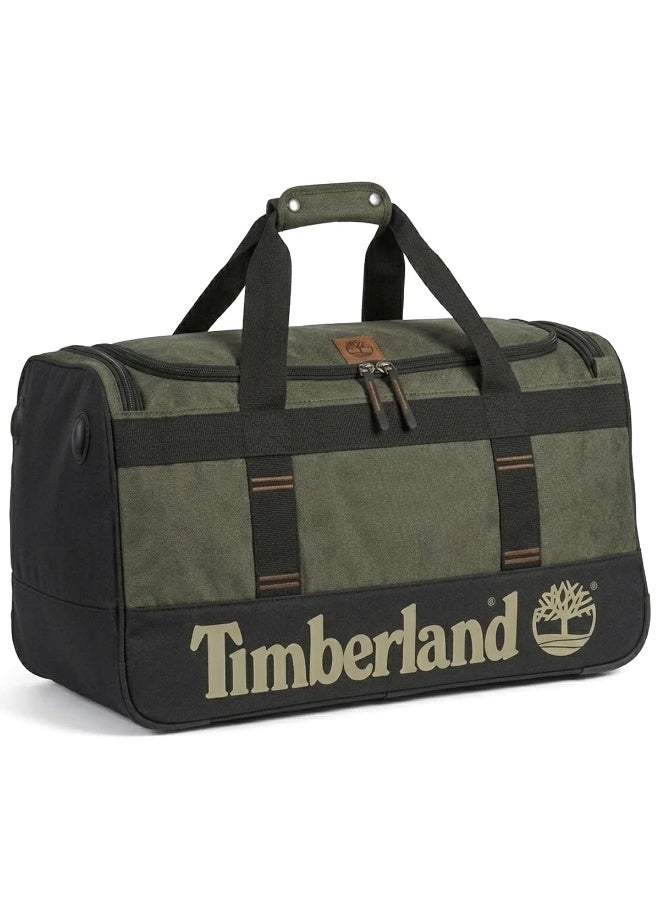 Timber Acoustics Timberland Men’s Duffel Bag – Grape Leaf Green Travel & Gym Holdall Bag - Image 1