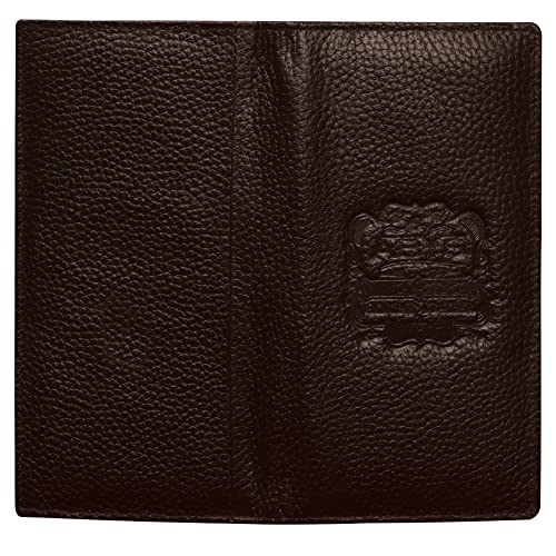 ABYS Genuine Leather Coffee Brown Long Wallet||Business Card Holder||Travel Purse for Men & Women - Image 5