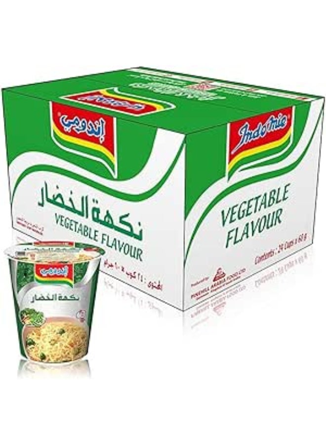 Indomie Vegetable Instant Noodles Cup 24 x 60g - Image 1