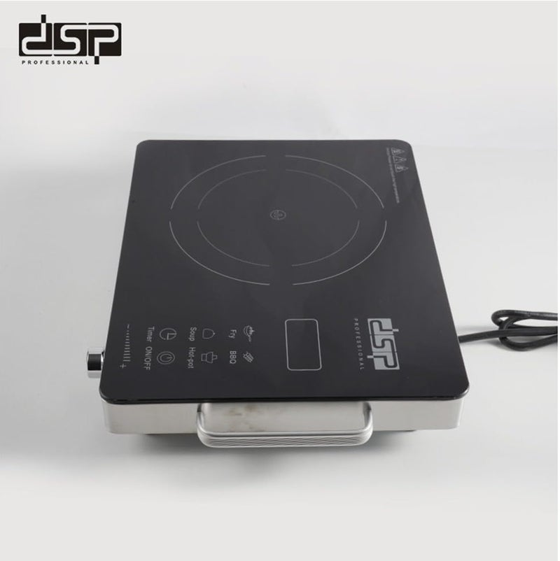 دي اس بي بوتاجاز كهربائي KD5052 محمول 2000 وات يعمل بالأشعة تحت الحمراء مع موقت رقمي لسطح الطاولة - Image 3