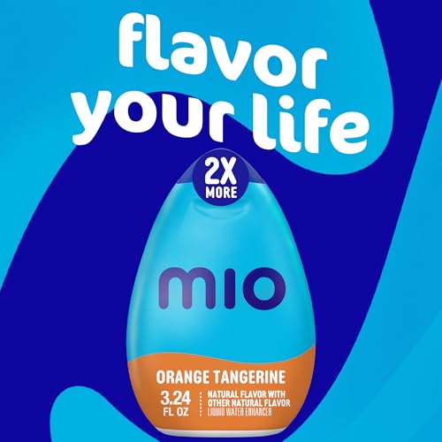 mio Orange Tangerine Flavored with Other Natural Flavor Liquid Water Enhancer, 3.24 fl oz Bottle - Image 5