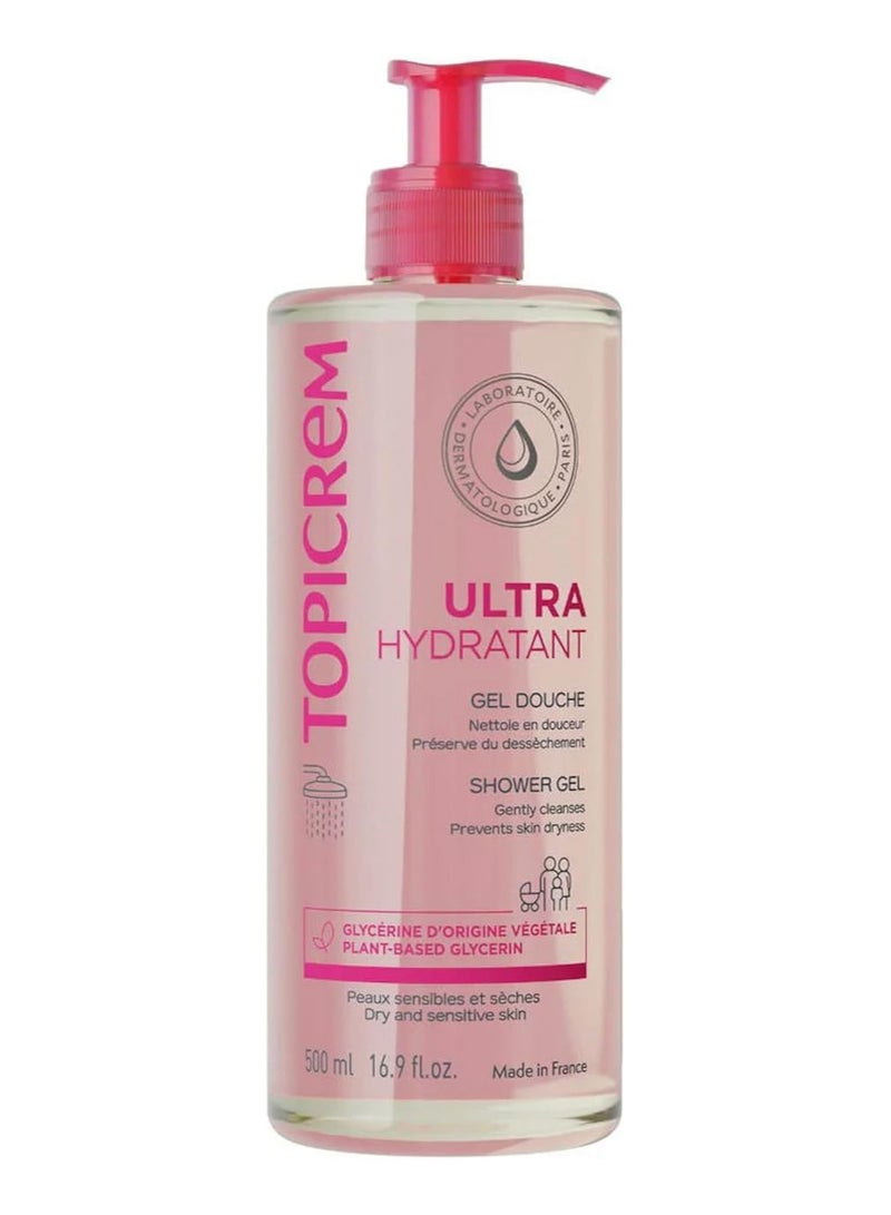 Topicrem جل استحمام مرطب فائق من توبكريم 500 مل