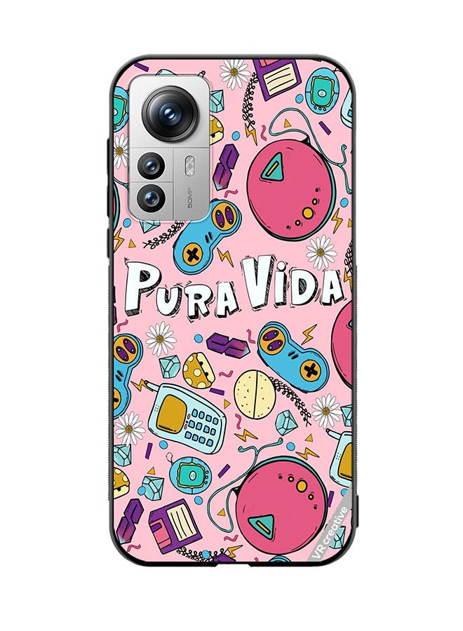 VR CREATIVE Protective Case Cover For Xiaomi 12X Pop Art Design Multicolour - Image 1