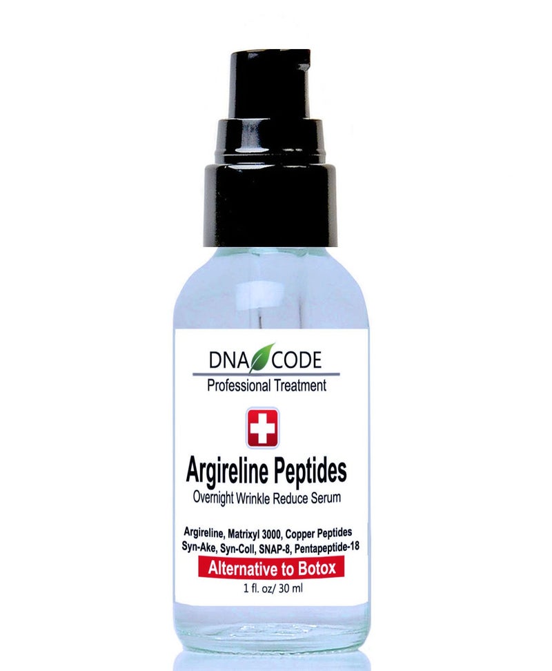 DNA CODE Skin Care Magic Night Serum - No Needle Alternative, 100% Hyaluronic Acid, Peptides, Argan Oil, Vitamin E - Image 1