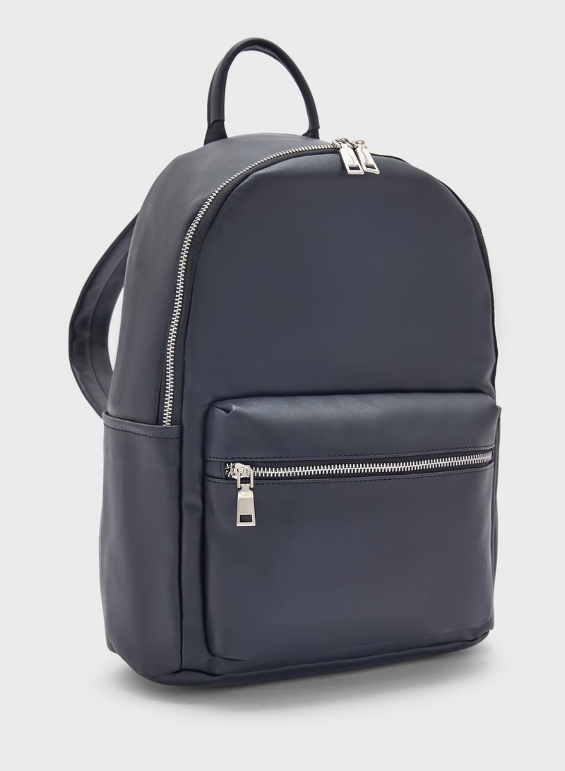 Ginger Faux Leather Backpack  - Image 4