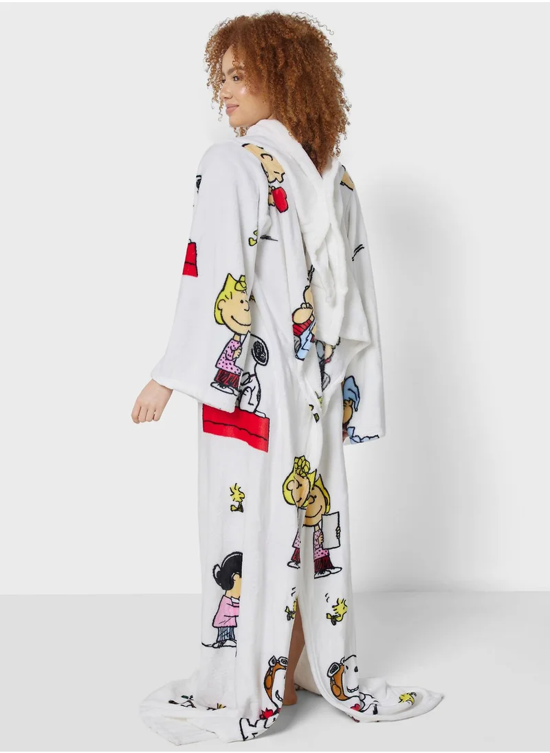 Kanguru Kanguru - Blanket With Sleeves And A Pocket - Pean