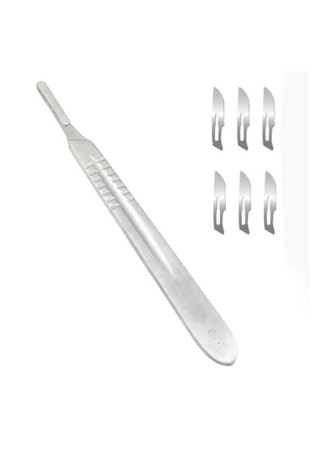 Generic Dermaplaning with 6 blades to remove lint and exfoliate dead skin - Image 1