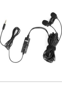 BOYA M1DM Dual Lavalier Microphone Black  - Image 3