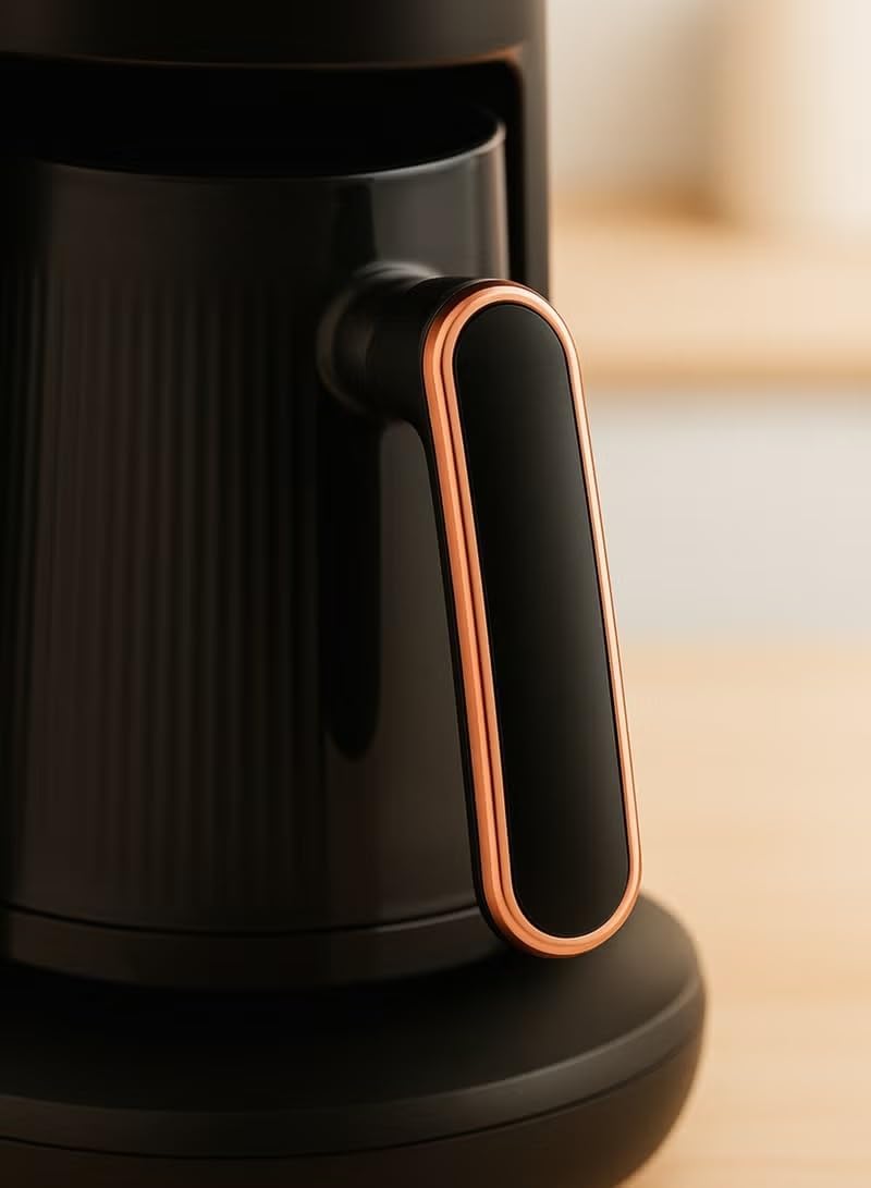 Biki Turkish Coffee Maker, 600W, 0.5L Capacity, Concealed Heating Element, Overheat Protection, Auto Shut-Off, Model OMK7066 | ماكينة قهوة تركية كهربائية - Image 4
