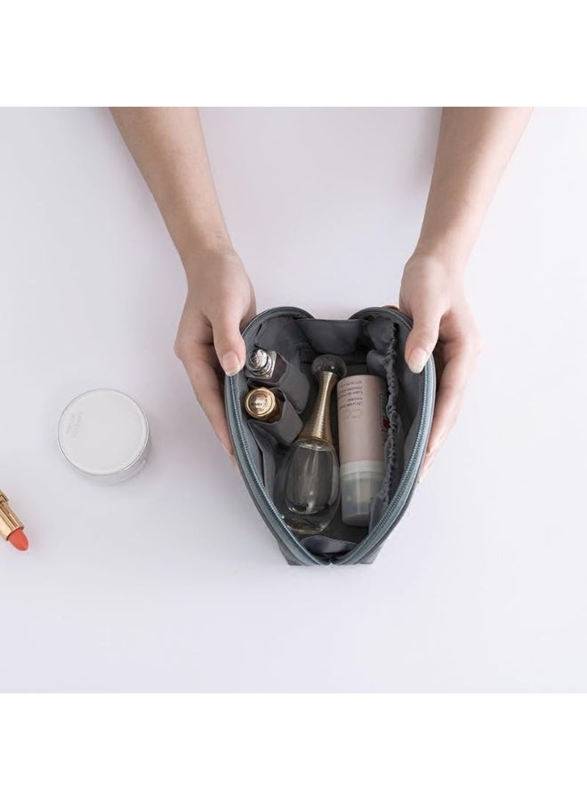 Portable Travel Toiletry Storage Bag, Multifunctional Cosmetic Wash Organizer Bag for Travel Trip, Grey - Image 4