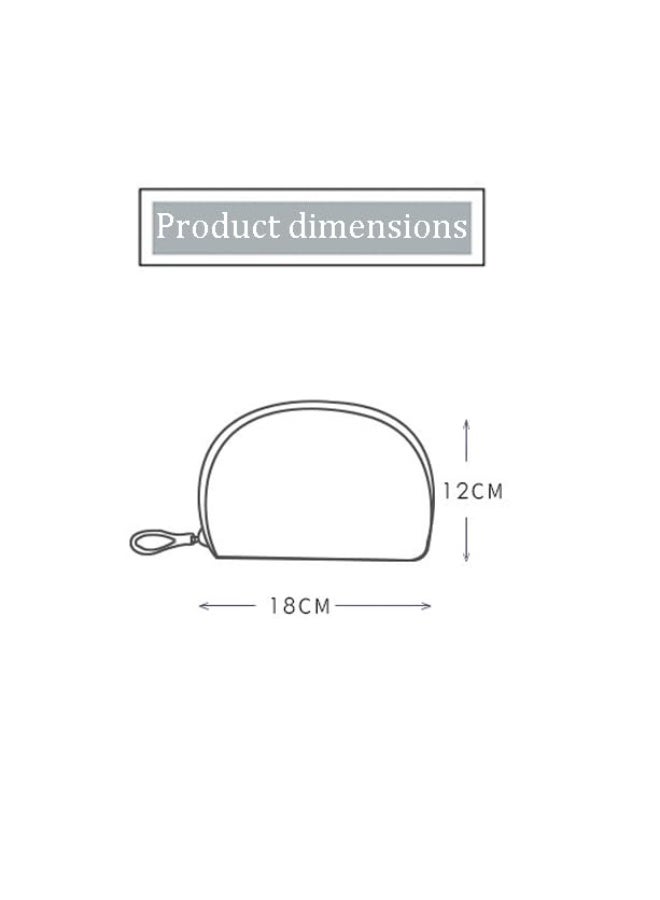Portable Travel Toiletry Storage Bag, Multifunctional Cosmetic Wash Organizer Bag for Travel Trip, Grey - Image 2
