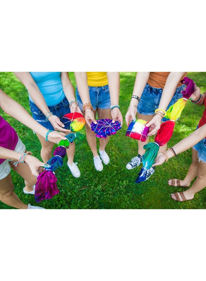 Tulip One-Step Tie-Dye Kit Extra Large Block Party 16 Oz Easy Squeeze Bottles, All-In-1 Kit For Group Activity Tie-Dye, 6, Vibrant Colors - Image 5