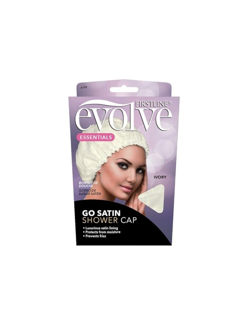 Evolve Firstline® Evolve® Go Satin Shower Cap - Ivory