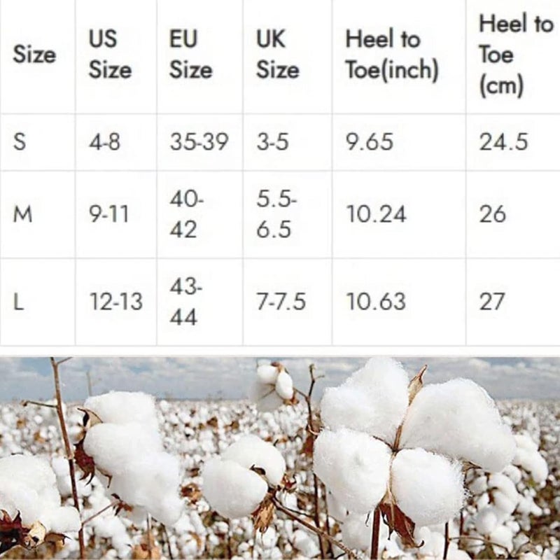 comfrt Mass-Flex New Woven and Velvet Indoor Socks Slippers, Indoor Floor Non-Slip Thermal Socks (M, Blue-1Pair) - Image 3