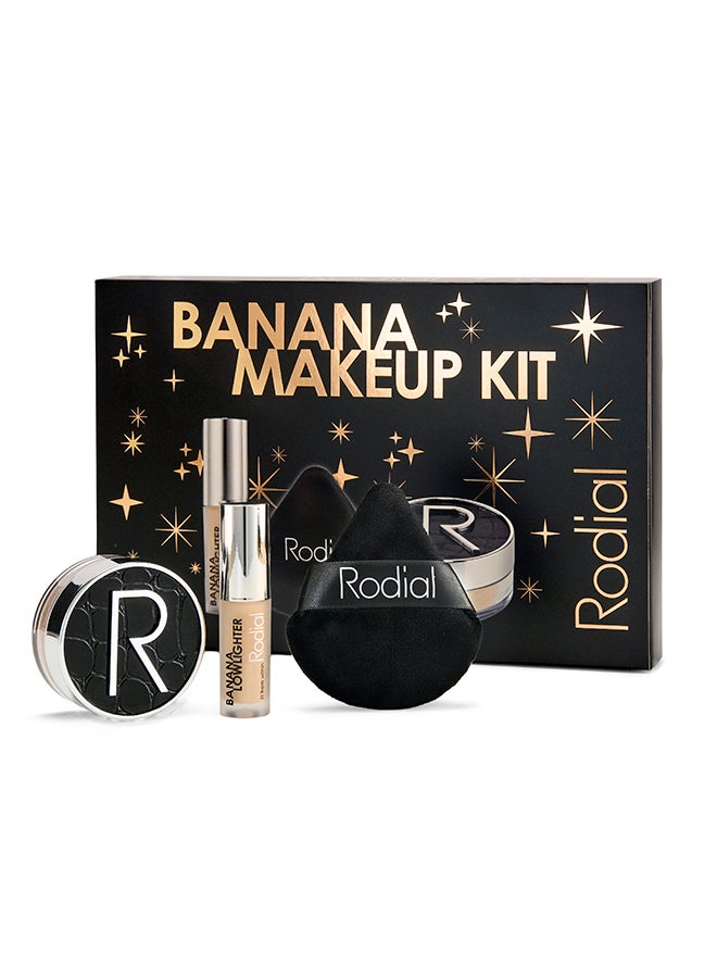 روديال Banana Make Up Edit | Banana-Infused Makeup Essentials Set | Brightening, Smoothing & Setting Products for a Flawless Finish | Gift Set - Image 1
