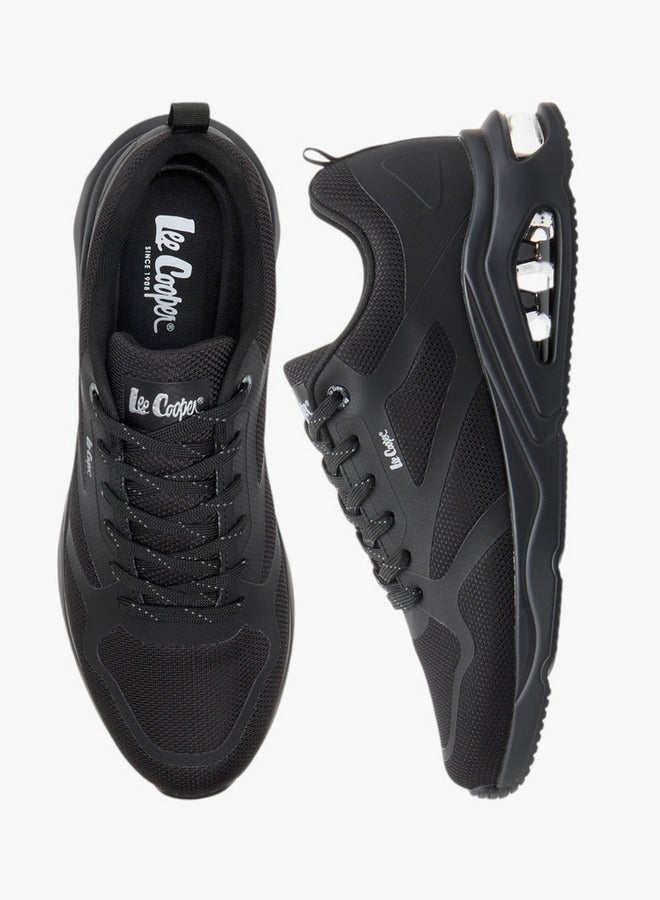 لي كوبر سنيكرز رجالي بألواح وإغلاق برباط  - Image 1