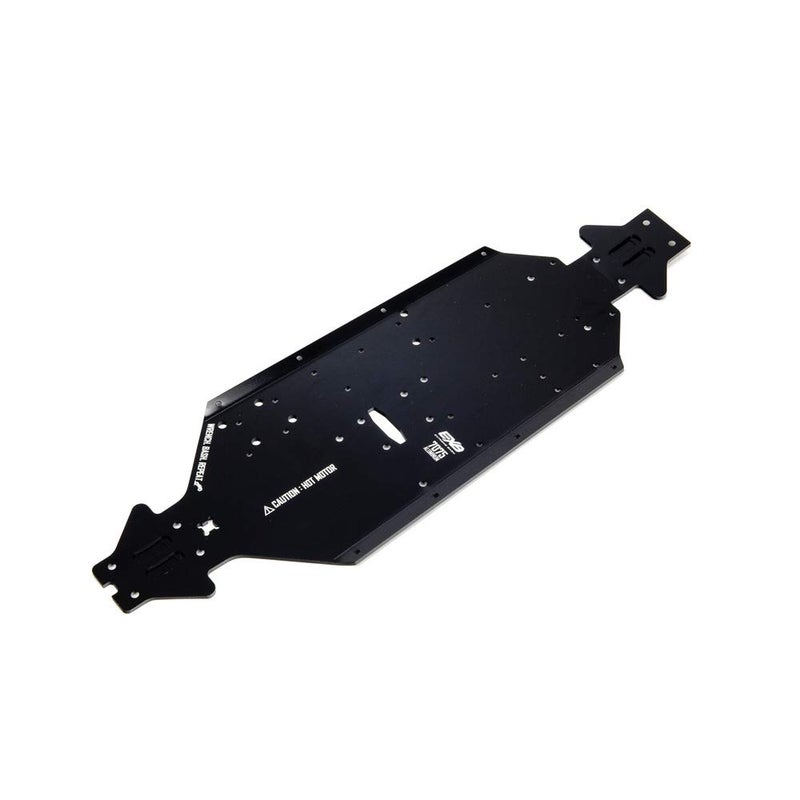 ARRMA شاسيه ألمنيوم ARRMA CNC 7075 T6 SWB أسود EXB ARA320572 - Image 3