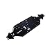 ARRMA شاسيه ألمنيوم ARRMA CNC 7075 T6 SWB أسود EXB ARA320572 - Image 2