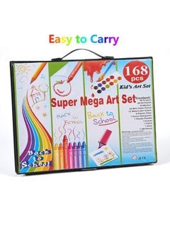 MUMS PLANET Mums Planet Portable Art Coloring Set for Inspiration and Creativity 168 Pieces Drawing and Coloring Supplies for Kids Oil Pastels Watercolor Crayons Everything a Child Needs to Draw and Develop Their Skills  - Image 5