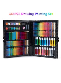 MUMS PLANET Mums Planet Portable Art Coloring Set for Inspiration and Creativity 168 Pieces Drawing and Coloring Supplies for Kids Oil Pastels Watercolor Crayons Everything a Child Needs to Draw and Develop Their Skills  - Image 4
