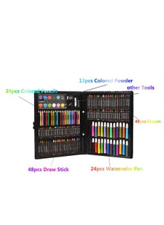 MUMS PLANET Mums Planet Portable Art Coloring Set for Inspiration and Creativity 168 Pieces Drawing and Coloring Supplies for Kids Oil Pastels Watercolor Crayons Everything a Child Needs to Draw and Develop Their Skills  - Image 3