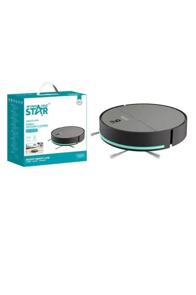Winning Star ST-9799 Rechargeable Robot Vacuum Cleaner, 350PA Suction, VSLAM Navigation, 60–80 Min Runtime – USB Charging - Image 1
