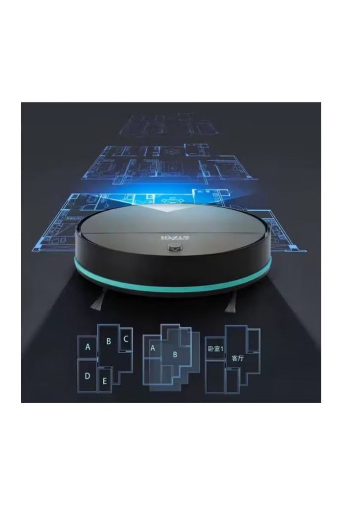 Winning Star ST-9799 Rechargeable Robot Vacuum Cleaner, 350PA Suction, VSLAM Navigation, 60–80 Min Runtime – USB Charging - Image 2