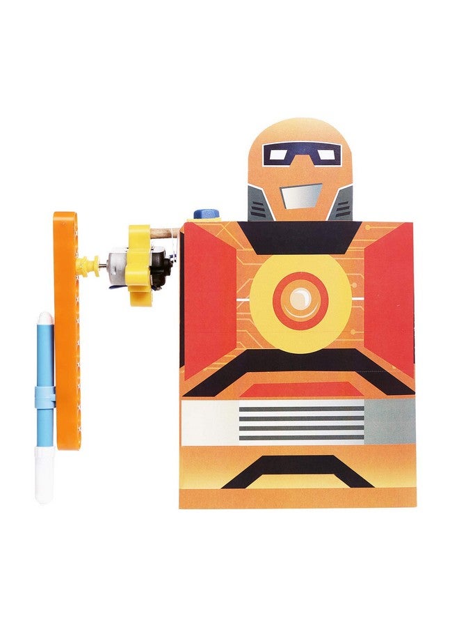 Genius Box - Play Some Learning Genius Box Educational Toy - Play Some Learning 3 in 1 Activity S.T.E.M Learning Kit for Children Age 7+ : Wiggle Bot Activity Kit - Multicolor - Image 5