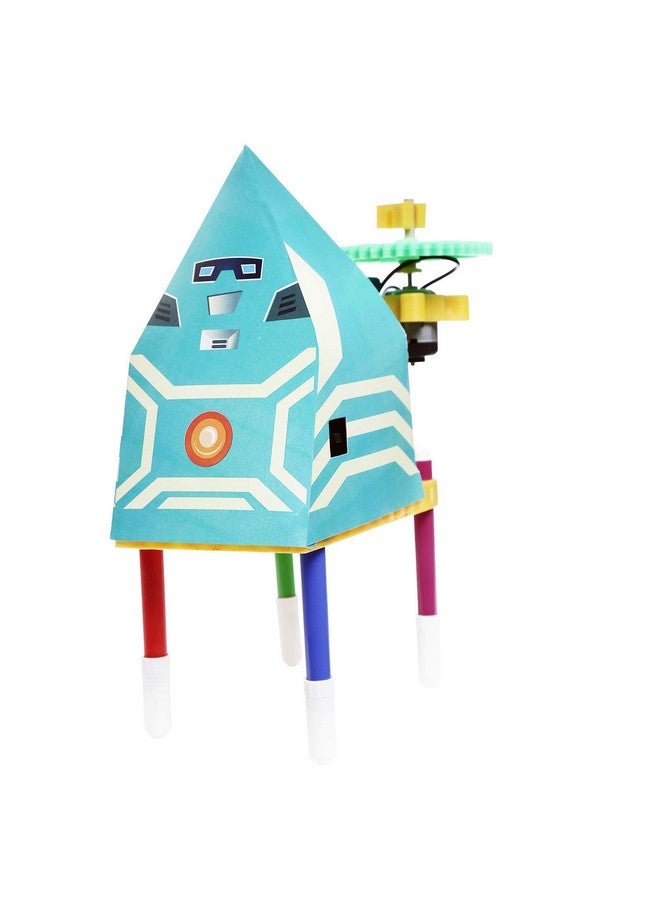 Genius Box - Play Some Learning Genius Box Educational Toy - Play Some Learning 3 in 1 Activity S.T.E.M Learning Kit for Children Age 7+ : Wiggle Bot Activity Kit - Multicolor - Image 4