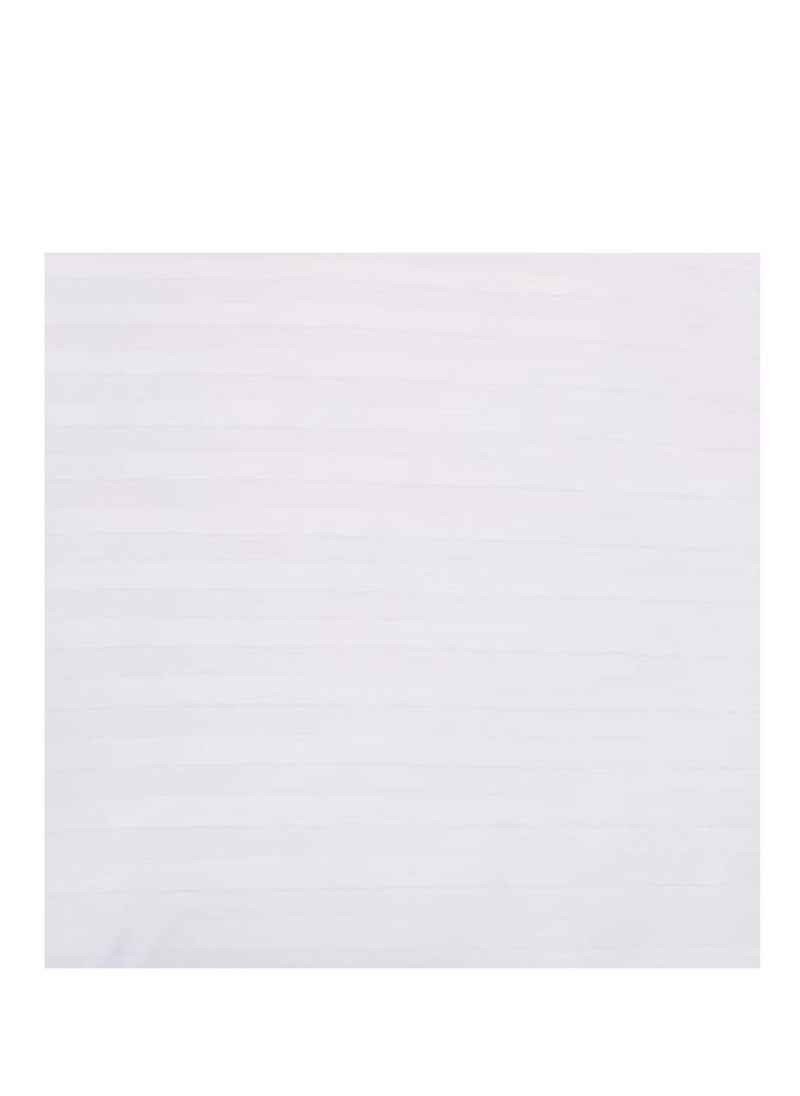 Maestro - Maestro 2 Pcs Stripe Hotel Cushion Filler 90 GSM outer fabric, 400 grams with Microfiber filling, Size: 30 x 50, White - Image 1