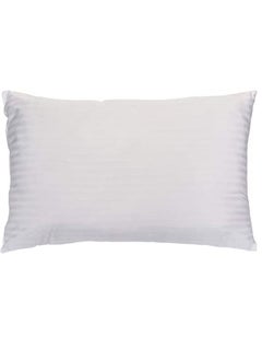 Maestro Maestro 2 Pcs Stripe Hotel Cushion Filler 90 GSM outer fabric, 400 grams with Microfiber filling, Size: 30 x 50, White  - Image 1
